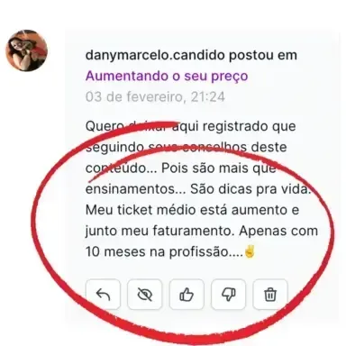 Depoimento de aluno da Graduação Groomer de Valor 6